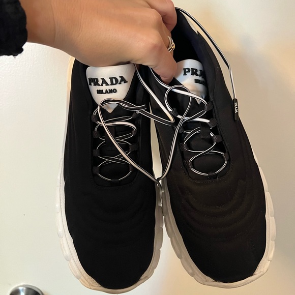 Prada Black Calzature Donna Sneakers - Picture 7 of 15